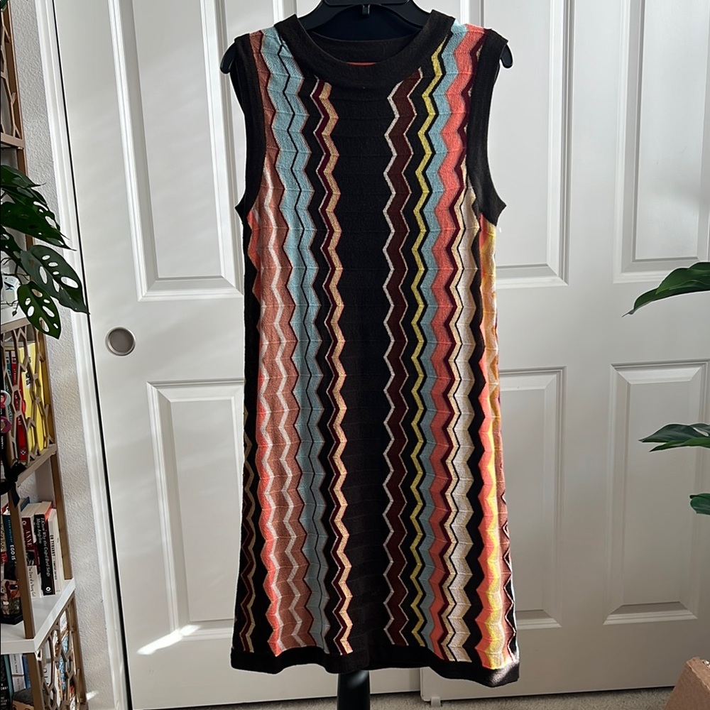 Missoni for Target Multicolor Zigzag Knit Dress